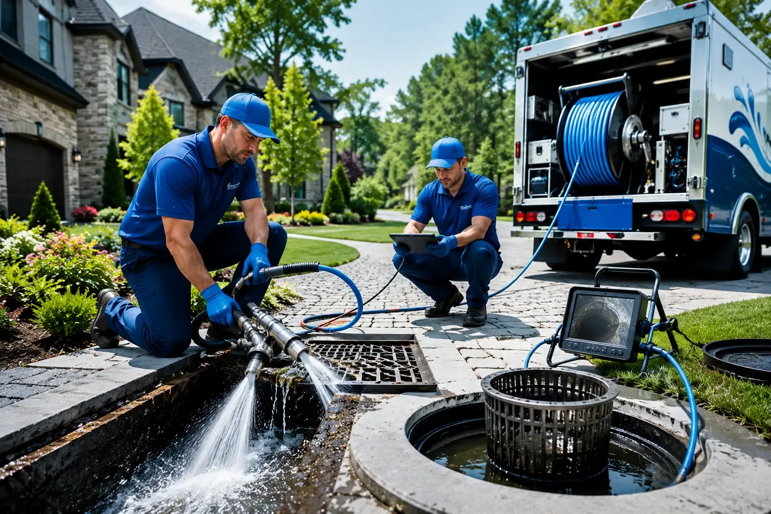 Local outdoor drain cleaning professionals in Columbia, CT
